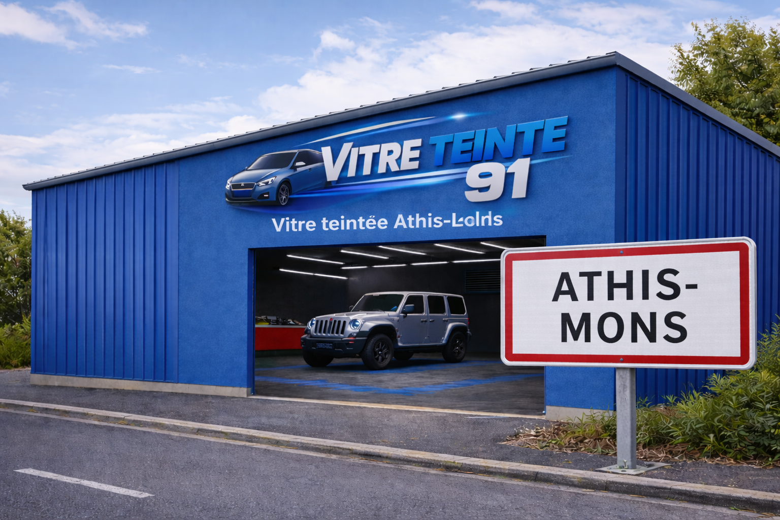 Vitre teintée à Athis-Mons