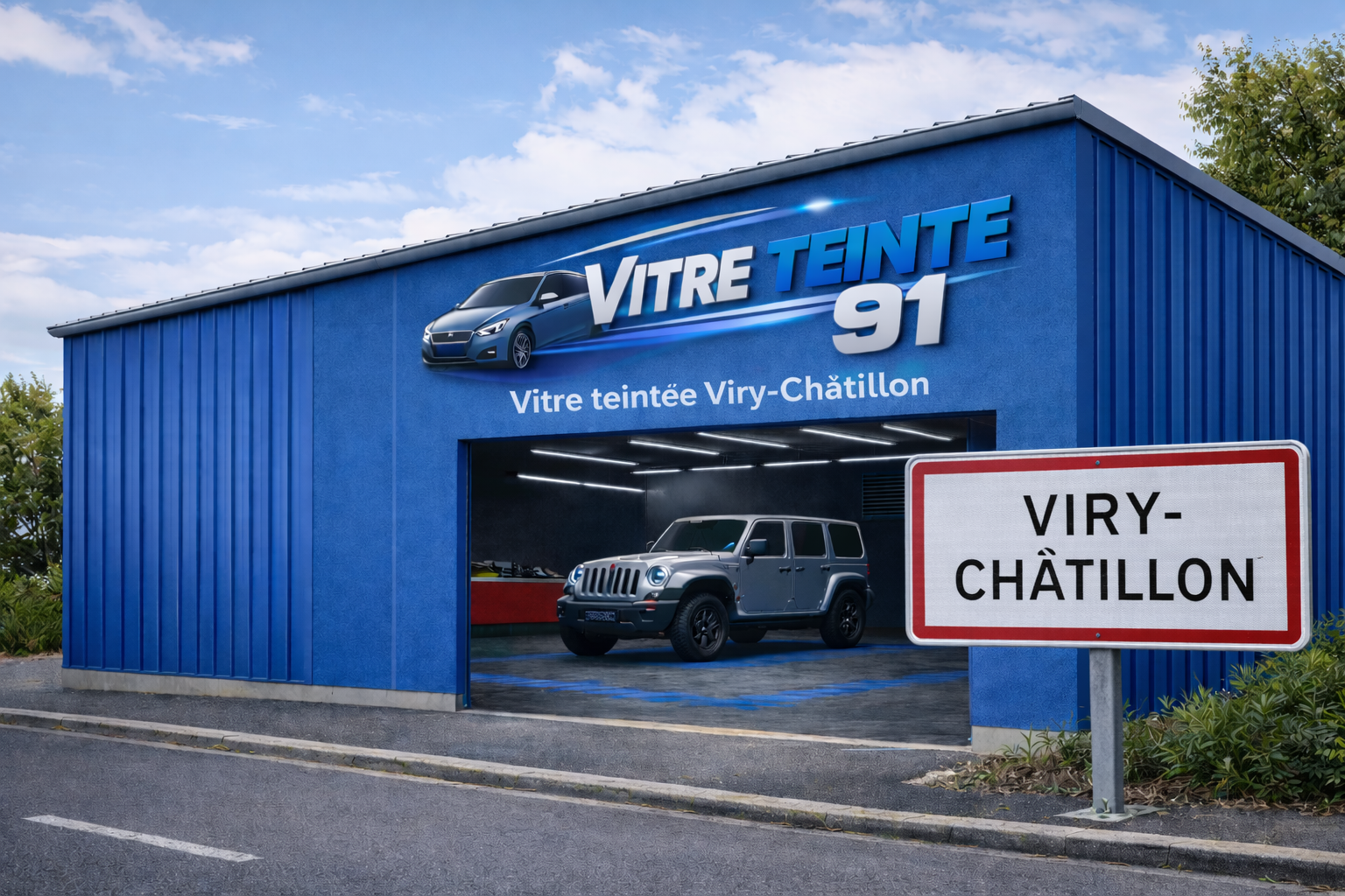 Vitre Teintée à Viry-Châtillon
