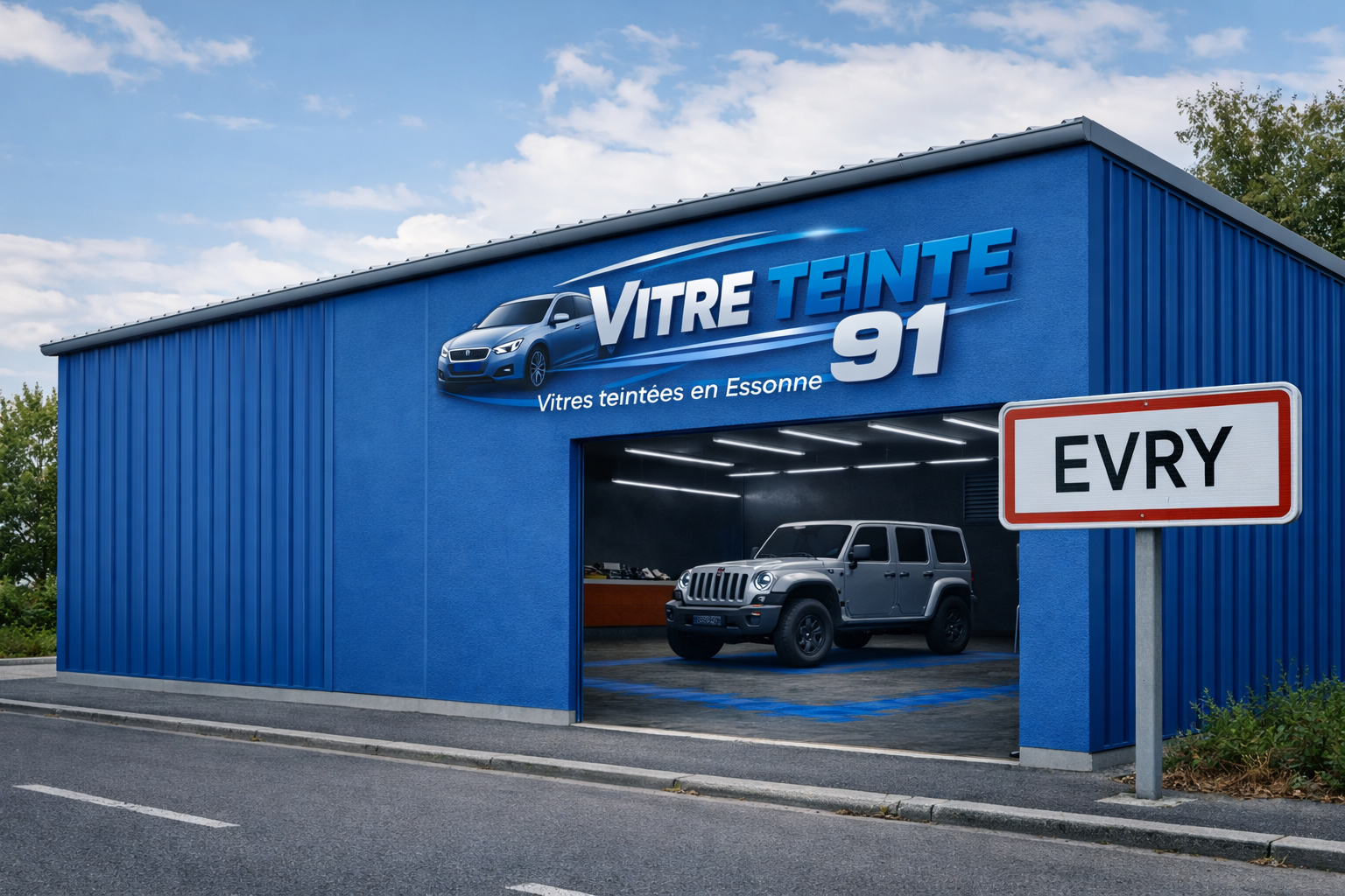 vitre teintée à Évry