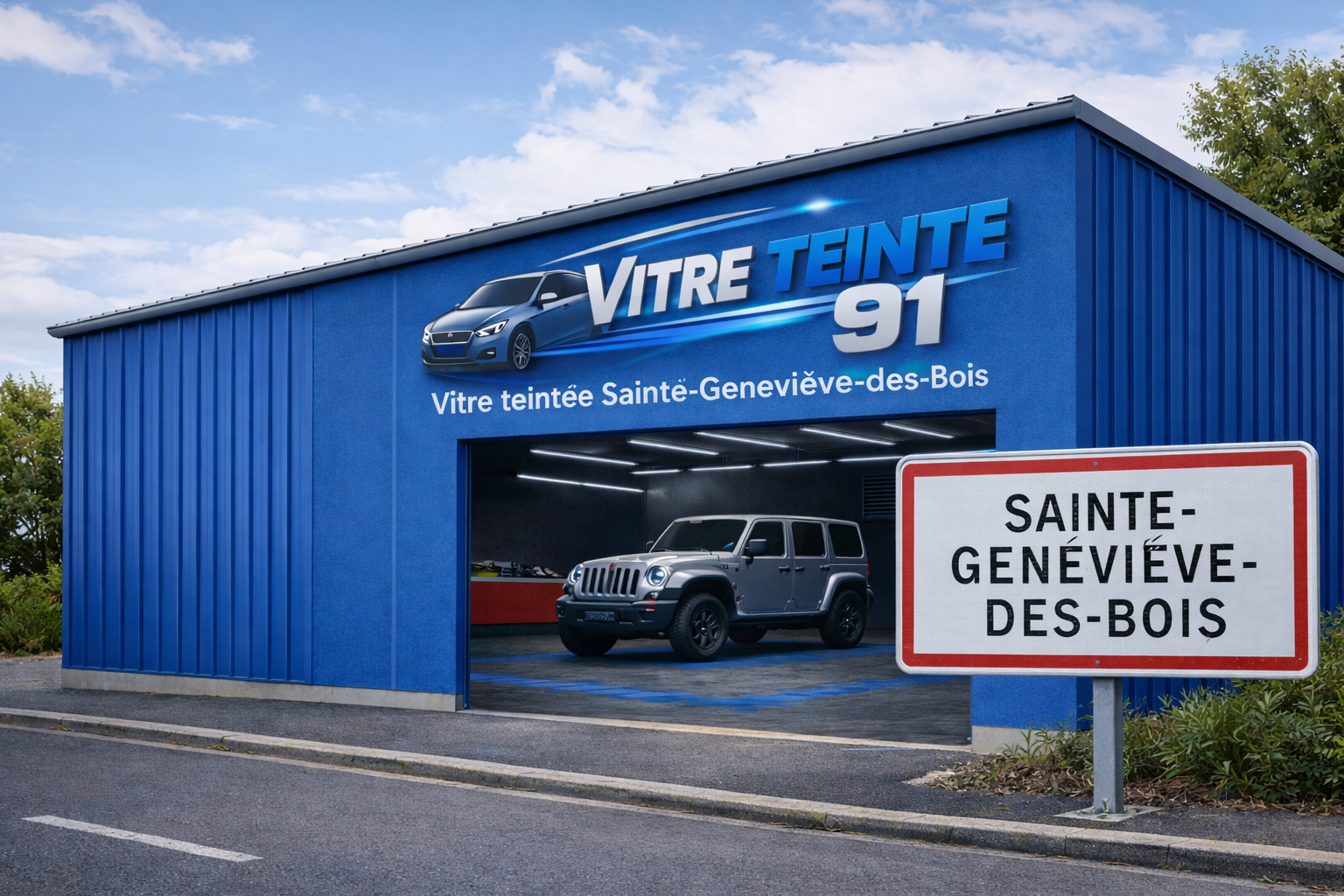 vitre teintée à Sainte-Genevieve-des-Bois